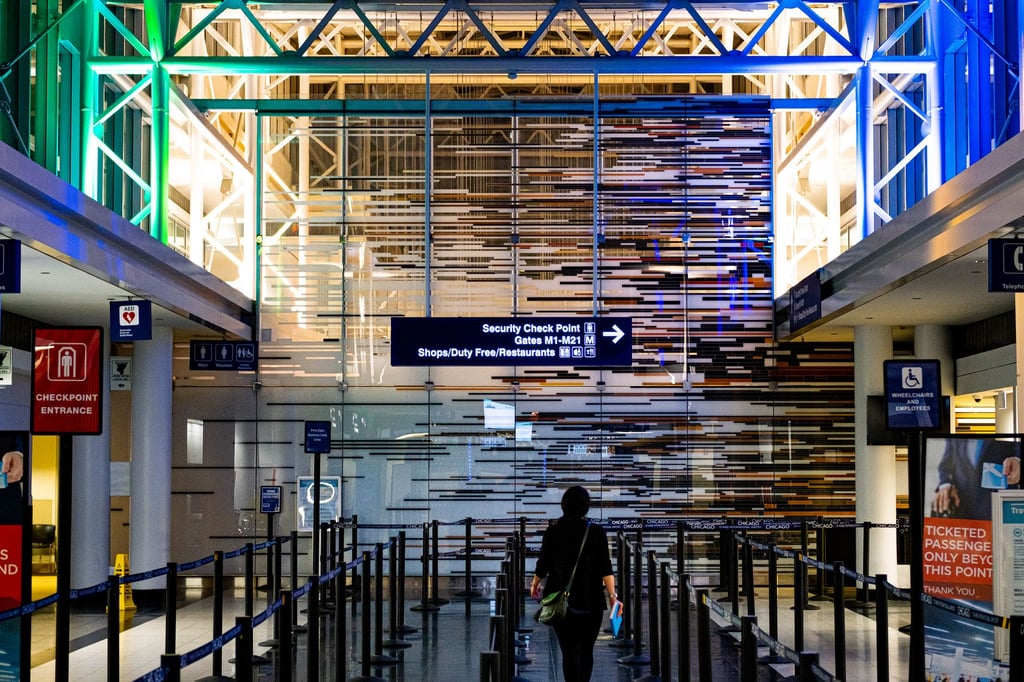airport security checkpoint trays