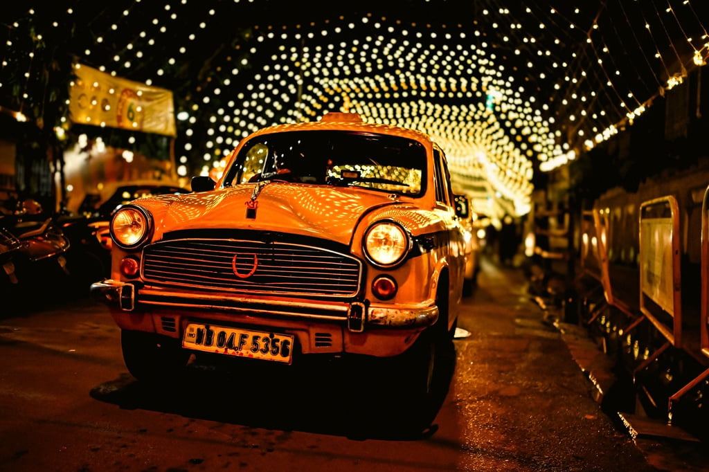Kolkata Christmas festival lights