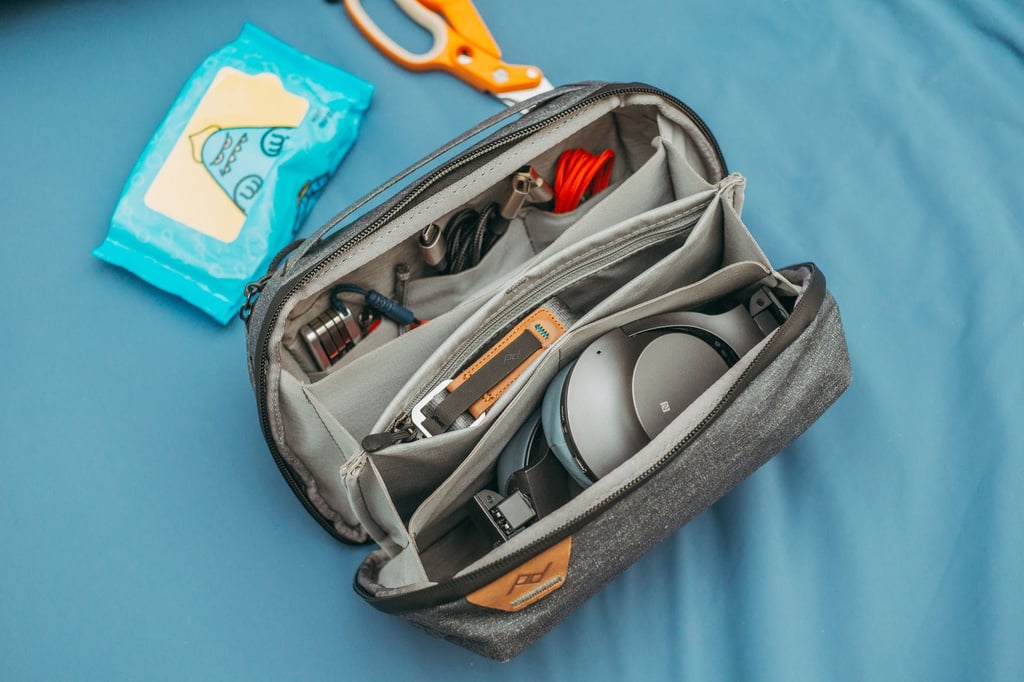 travel toiletry bag packing