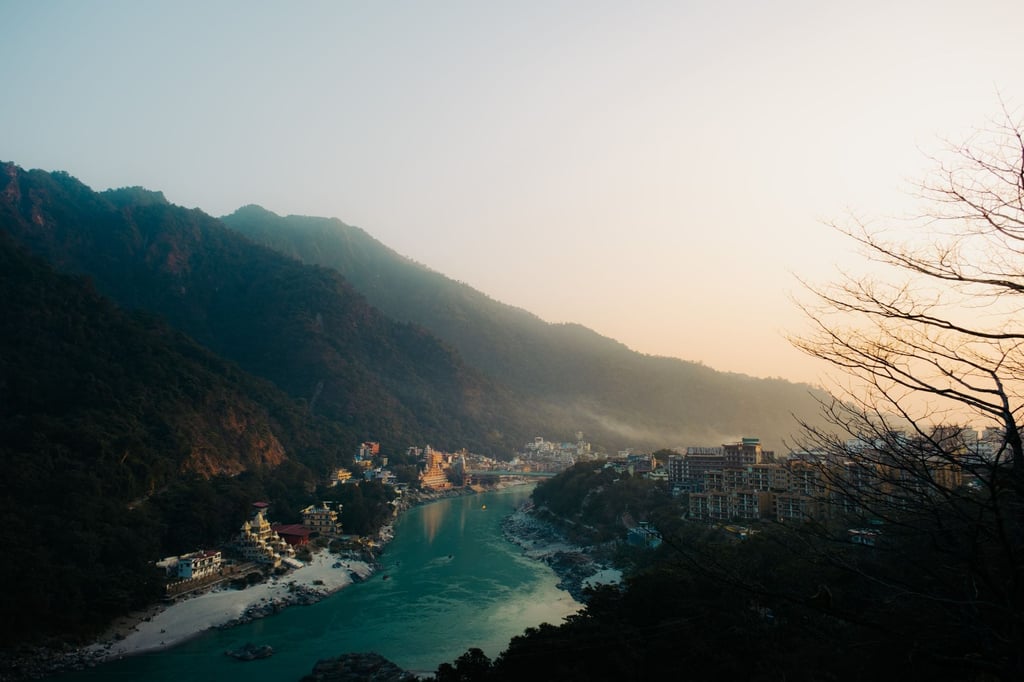 Rishikesh Ganga riverside ashram