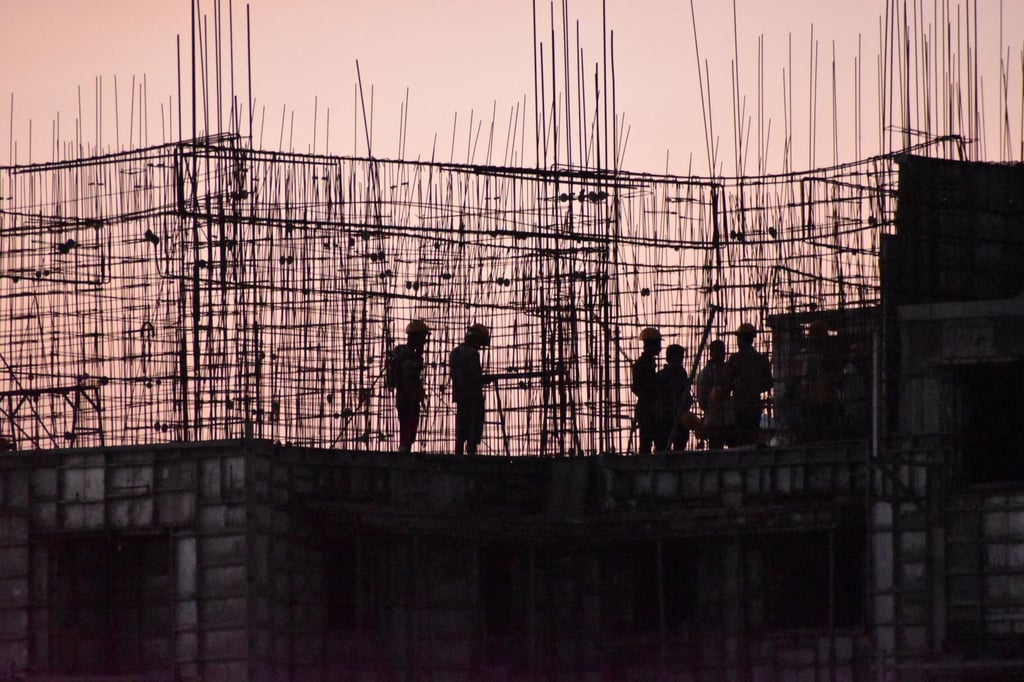 steel plant city skyline india
