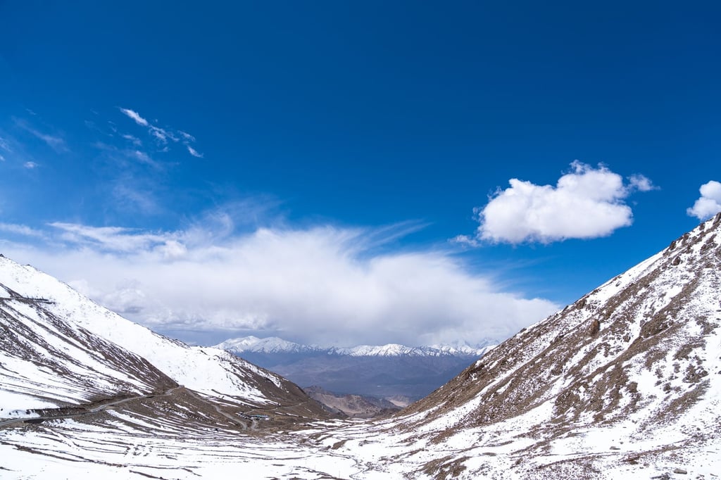 Leh Ladakh winter landscape