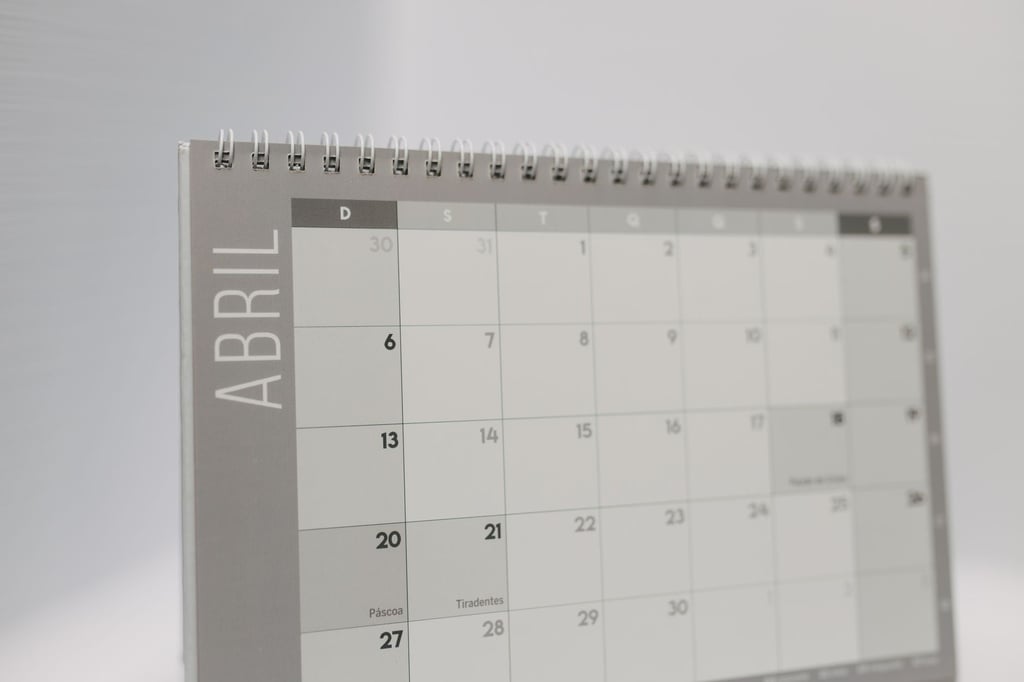 calendar planner travel dates