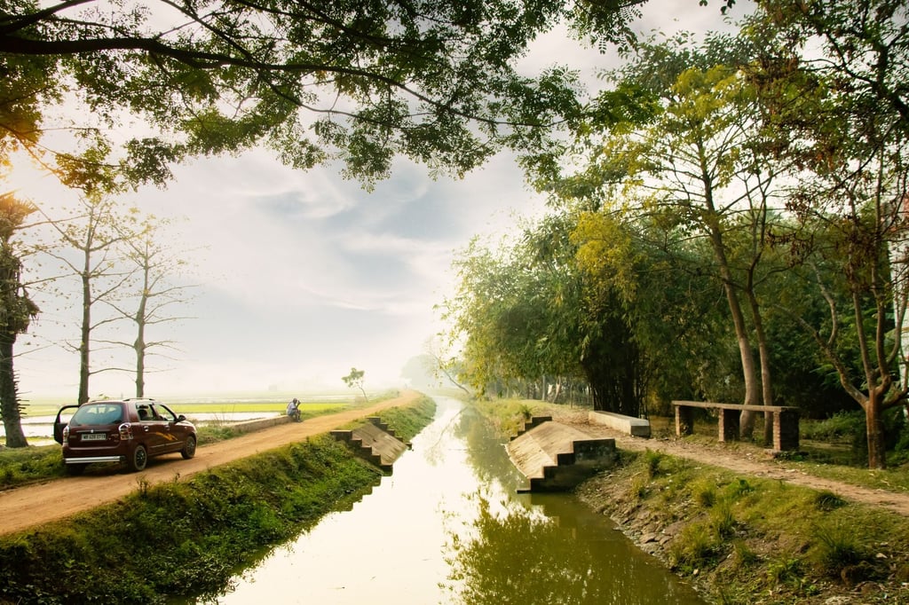 Bengal countryside road