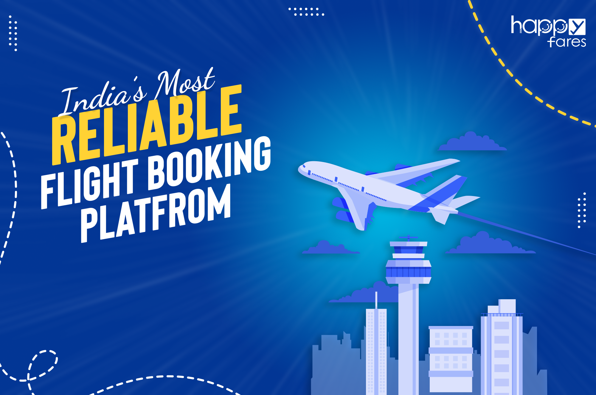 Read more about the article 6 Benefits of Booking Domestic Flight Tickets using Happyfares.