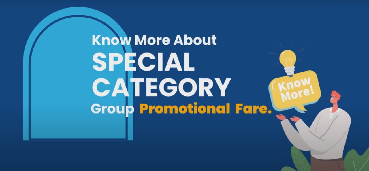 Know more About Special Category Group Promotional fare